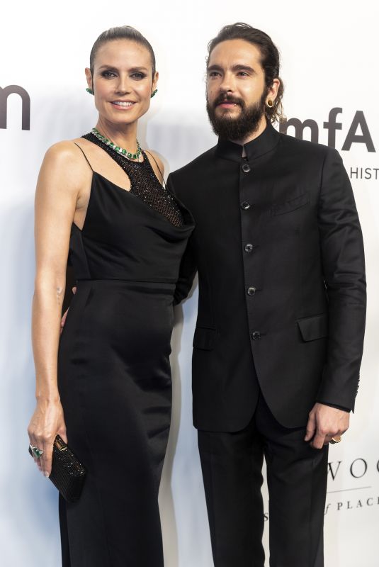 HEIDI KLUM and Tom Kaulitz at Amfar Gala in Hong Kong 03/25/2019