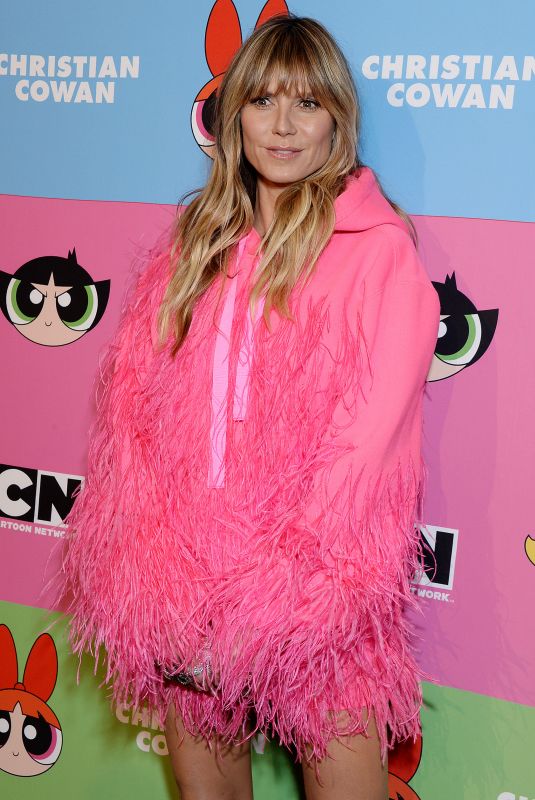 HEIDI KLUM at Christian Cowan x Powerpuff Girls Show in Los Angeles 08/03/2019
