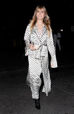 HEIDI KLUM Leaves Billie Eilish Album Release Party in Los Angeles 03/28/2019