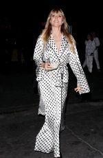 HEIDI KLUM Leaves Billie Eilish Album Release Party in Los Angeles 03/28/2019