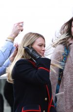 HILARY DUFF and SUTTON FOSTER on the Set of Younger in New York 02/27/2019