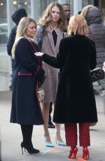 HILARY DUFF and SUTTON FOSTER on the Set of Younger in New York 02/27/2019