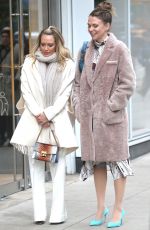HILARY DUFF and SUTTON FOSTER on the Set of Younger in New York 02/27/2019