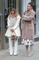 HILARY DUFF and SUTTON FOSTER on the Set of Younger in New York 02/27/2019