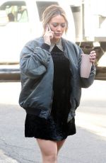 HILARY DUFF and SUTTON FOSTER on the Set of Younger in New York 03/11/2019