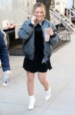 HILARY DUFF and SUTTON FOSTER on the Set of Younger in New York 03/11/2019