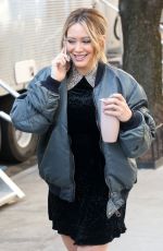 HILARY DUFF and SUTTON FOSTER on the Set of Younger in New York 03/11/2019