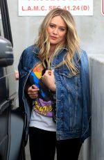 HILARY DUFF Leaves a Nail Salon in West Hollywood 03/21/2019