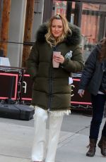HILARY DUFF on the Set of Younger in New York 03/06/2019