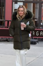 HILARY DUFF on the Set of Younger in New York 03/06/2019
