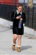 HILARY DUFF on the Set of Younger in New York 03/15/2019