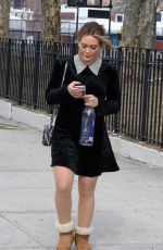 HILARY DUFF on the Set of Younger in New York 03/15/2019