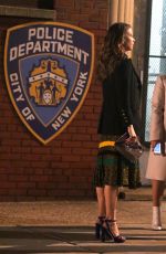 HILARY DUFF on the Set of Younger in New York 03/28/2019