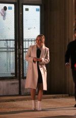 HILARY DUFF on the Set of Younger in New York 03/28/2019