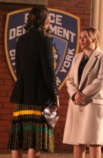HILARY DUFF on the Set of Younger in New York 03/28/2019