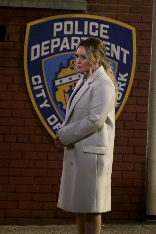 HILARY DUFF on the Set of Younger in New York 03/28/2019