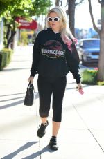 HOLLY MADISON Heading to a Gym in Studio City 03/04/2019