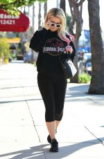 HOLLY MADISON Heading to a Gym in Studio City 03/04/2019