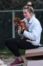 IRELAND BALDWIN at a Dog Park in Hollywood Hills 03/13/2019