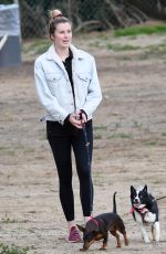 IRELAND BALDWIN at a Dog Park in Hollywood Hills 03/13/2019