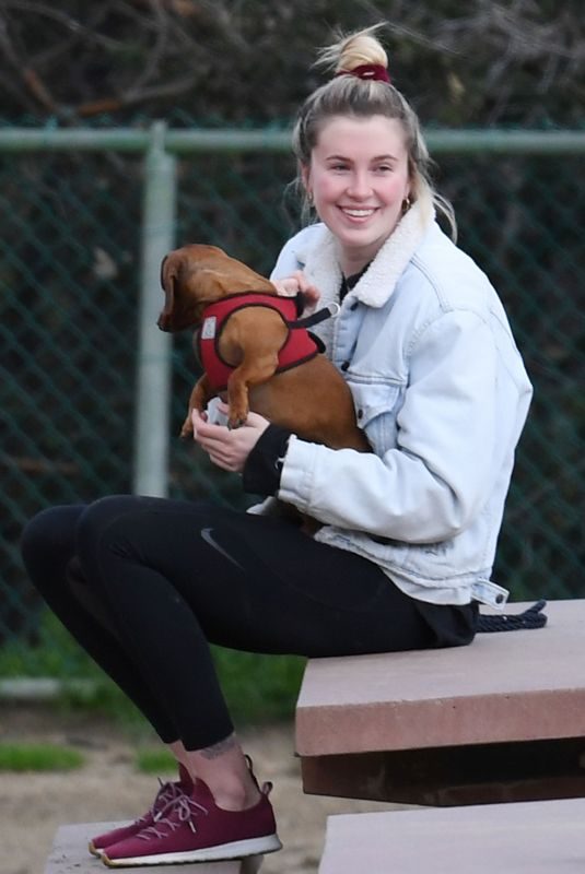 IRELAND BALDWIN at a Dog Park in Hollywood Hills 03/13/2019