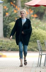 IRELAND BALDWIN out with her Dog at a Park in Los Angeles 03/19/2019