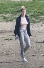 IRELAND BALDWIN Out with Her Dog in Santa Monica 03/10/2019