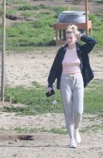 IRELAND BALDWIN Out with Her Dog in Santa Monica 03/10/2019