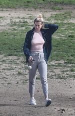 IRELAND BALDWIN Out with Her Dog in Santa Monica 03/10/2019