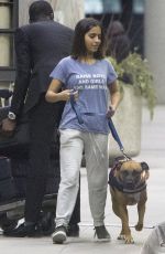 ISABELA MONER Out with Her Dog at LAX Airport in Los Angeles 03/29/2019
