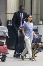 ISABELA MONER Out with Her Dog at LAX Airport in Los Angeles 03/29/2019