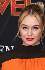 ISKRA LAWRENCE at Captain Marvel Premiere in Hollywood 03/04/2019