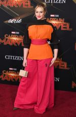 ISKRA LAWRENCE at Captain Marvel Premiere in Hollywood 03/04/2019