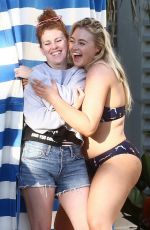 ISKRA LAWRENCE in Bikini on the Set of a Photoshoot in Miami 03/26/2019
