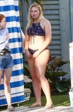 ISKRA LAWRENCE in Bikini on the Set of a Photoshoot in Miami 03/26/2019