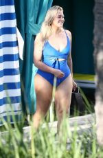 ISKRA LAWRENCE in Bikini on the Set of a Photoshoot in Miami 03/26/2019