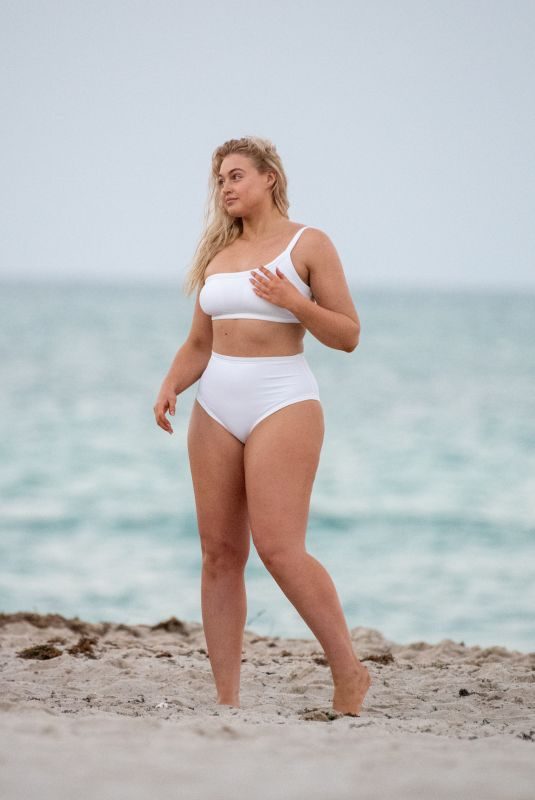 ISKRA LAWRENCE in Bikinis at a Photoshoot in Miami 03/25/2019