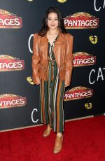 ISSIE SWICKLE at Cats Opening Night Performance in Hollywood 02/27/2019