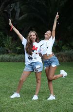 JADE THIRLWALL and LEIGH-ANNE PINOCK for Red Nose Day in Arusha 02/22/2019