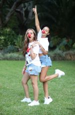 JADE THIRLWALL and LEIGH-ANNE PINOCK for Red Nose Day in Arusha 02/22/2019