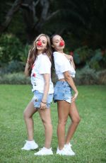 JADE THIRLWALL and LEIGH-ANNE PINOCK for Red Nose Day in Arusha 02/22/2019