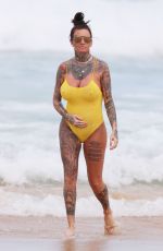 JEMMA LUCY in Swiumsuit at a Beach in Sydney 02/28/2019