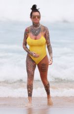 JEMMA LUCY in Swiumsuit at a Beach in Sydney 02/28/2019