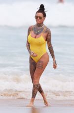 JEMMA LUCY in Swiumsuit at a Beach in Sydney 02/28/2019