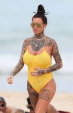 JEMMA LUCY in Swiumsuit at a Beach in Sydney 02/28/2019