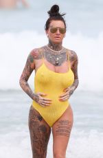 JEMMA LUCY in Swiumsuit at a Beach in Sydney 02/28/2019