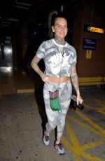 JEMMA LUCY Leaves a Gym in Manchester 03/21/2019