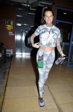 JEMMA LUCY Leaves a Gym in Manchester 03/21/2019