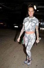 JEMMA LUCY Leaves a Gym in Manchester 03/21/2019