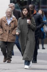 JENNA LOUISE COLEMAN Out for Coffee in London 03/20/2019